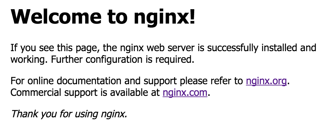 nginx default